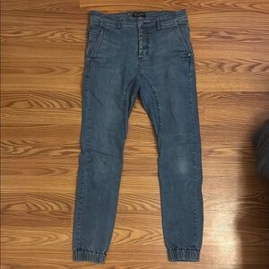 Zanerobe blue denim jogger pants size 30